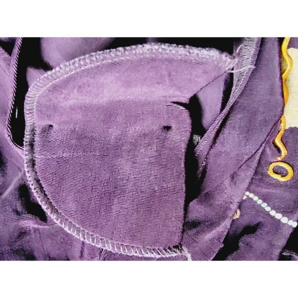 Donna USA 3XL Vintage Tunic Top‎ Slinky Shoulder Pads LS Round Neck - Picture 8 of 9